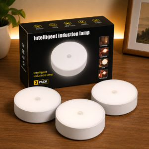 NUVORA Intelligent Induction Lamp – Pack of 2 | Rechargeable Motion Sensor LED Night Light | Wireless Light for Stairs, Wardrobe, Bedroom & Hallway